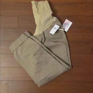 NWT Full Panel Khaki Cut-offs
